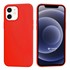 CaseUp Apple iPhone 12 Mini Kılıf Slim Liquid Silicone Kırmızı 1